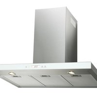 Coifa de Parede Fischer Infinity 90cm Vidro Branco - 220 Volts