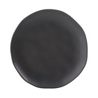 Prato para Sobremesa Geo Carbon Matte 19cm Porto Brasil Preto