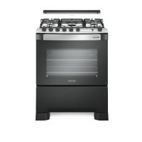 Fogão 5 Bocas Mueller Decorato Gourmet G3 Tripla Chama Preto Fosco