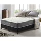Cama Box King Preto + Colchão Molas Ensacadas Suporte Para 200 Kg Fort Wayne 193x203x67cm