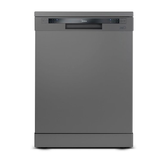 Lava Louças Midea 14 Serviços Pré Lavagem Cinza DWA14S2 - 220 Volts