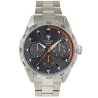 Relógio MultiFunção Masculino Tuguir Analógico Infinity TGI37062 - Prata e Preto