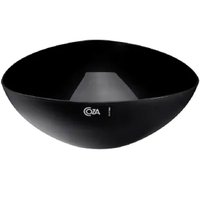 Saladeira Triangular Essential Coza Tigela 2,5L Cozinha Saladeira de Plastico Saladas Preta