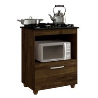 Balcão para Cooktop 5 Bocas 1 Porta 1 Nicho Salvia