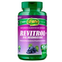 Uva Desidratada Revitrol Vegano 120 Cápsulas 500mg