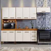 Cozinha Completa 10 Portas 3 Gavetas Atenas Kaiki Móveis