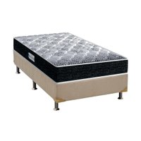 Cama Box Solteiro: Colchão Ortopédico Probel D33/EP Anatômico Advanced Tech1500 + Base CRC Suede Clean(88x188)