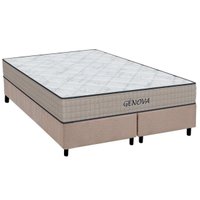Conjunto Box King: Colchão Espuma Orthoflex D45 Genova + Base CRC Suede Clean (193x203)