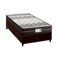 Conjunto Box Solteiro: Colchão Molas Probel Prolastic Palace + Base CRC Suede Brown (88x188)