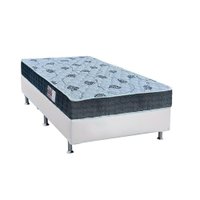 Conjunto Box Solteiro: Colchão Espuma Orthoflex D45 Comfortpedic Line + Base CRC Courano White (88x188)
