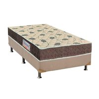 Conjunto Box Solteiro: Colchão Anatômico Orthoflex D33 Matera + Base CRC Suede Clean (88x188)