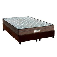 Conjunto Box Queen: Colchão Molas Probel Ensacadas ProDormir Pallace + Base CRC Suede Brown (158x198)