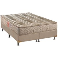 Conjunto Box Queen: Colchão Espuma Paropas D33 Pasquale + Base CRC Suede Clean (158x198)