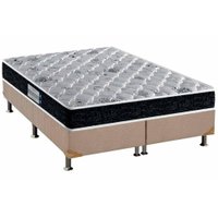 Conjunto Box Queen: Colchão Anatômico Probel D45 Firmepedic Advanced Tech2000 + Base CRC Suede Clean (158x198)