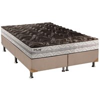 Conjunto Box Queen: Colchão Espuma Paropas D33 Pasquale Plus + Base CRC Suede Clean (158x198)