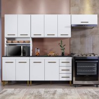 Cozinha Completa com 10 Portas 3 Gavetas Atenas Kaiki Móveis