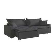 Sof&aacute; Cama 4 Lugares Retr&aacute;til e Reclin&aacute;vel Belize M&oacute;veis Mix