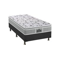Cama Box Solteiro: Colchão Espuma Probel D45/EP Anatômico Guarda Costas Próextreme Plus + Base CRC Suede Gray(88x188)