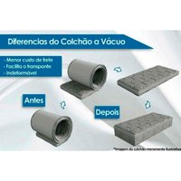 Colchão Queen Enrolado a Vácuo de Espuma FreschCore Bed in Bag (158x198x30) - Herval