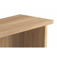 Bancada Ilha Cozinha Marquesa c/ 1 Porta e 3 Gavetas 120cm Nature/Verde - Nesher