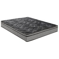 Colchão Queen Espuma D28 / EP Anatômico Conforto Firme Euro Pillow Gray (158x198x17) - Paropas