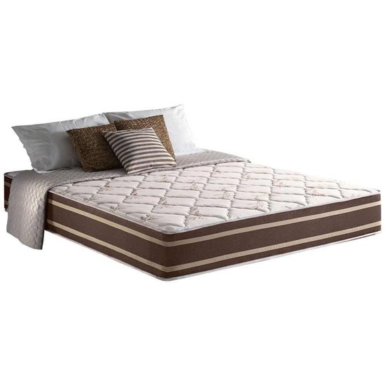 Colchão Queen Molas Superlastic Duo Sono DF Euro Pillow Brown (158x198x30) - D Angelis Anjos