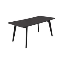 Mesa de Jantar Madeira Maciça Slim Tampo de Vidro Móveis Mundial