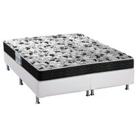Conjunto Box King: Colchão Espuma Probel Advanced + Base CRC Courano White (193x203)