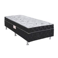 Cama Box Conjugado Solteiro: Colchão Molas Bonnel ProDormir Springs Black (88x188x41) - Probel