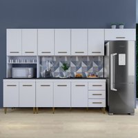 Cozinha Completa com 12 Portas 3 Gavetas Atenas Kaiki Móveis