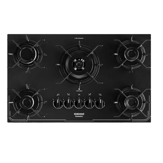 Cooktop Itatiaia Itamaster 5 Bocas Vidro Preto Bivolt 3700000343