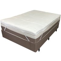 Pillow Top Solteiro Dupla Face 200 Fios 6cm 700g/m² 88x188cm Branco
