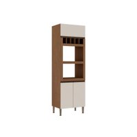 Kit Forno E Micro Adega Ebano Fosco Off White Fosco