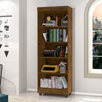 Estante para Livros Aspen 4 Prateleiras Jequitibá - J&a Móveis