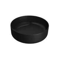 Cuba De Apoio Deca Slim 40X40 L.12040.Vo.94 Redonda Com Válvula Oculta Ébano Fosco