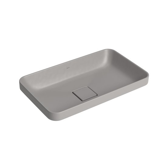 Cuba de Sobrepor Deca Slim 50x30 L.23050.85 Retangular Soft Antracite