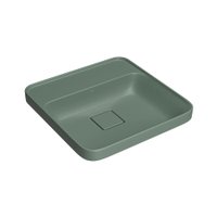 Cuba De Sobrepor Deca Slim 40X40 L.21040.M.49 Quadrada Com Mesa Sálvia