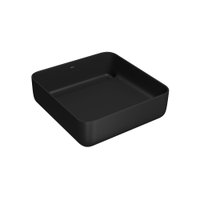 Cuba De Apoio Deca Slim 40X40 L.11040.Vo.94 Quadrada Com Válvula Oculta Ébano Fosco