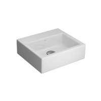 Cuba De Apoio Deca 35X32 L.7300.17 Retangular Com Mesa Branco Gelo