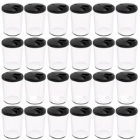 Kit 24 Farinheiras Porta Farofa Temperos 400ml Crippa Preto Restaurantes