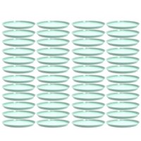 48 Bandejas Redondas Verde Menta 34cm Servir Bubble Crippa Restaurante Bar 