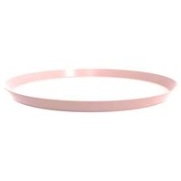 Kit 48 Bandejas Redondas 34cm Rosa Buffet Evento Restaurante Crippa Bubble
