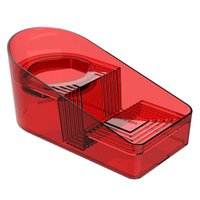 Porta Detergente C/ Suporte para Sabão e Esponja Vermelho Smart S Crippa Pia Cozinha