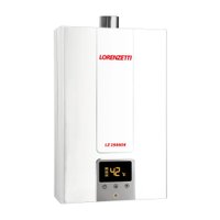 Aquecedor De Água A Gás Lz 2500De Digital Lorenzetti GN
