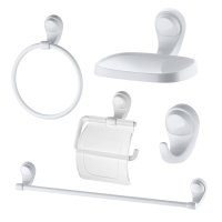Kit De Acessórios Plásticos Lorenzetti Attic 2000 F22 Branco