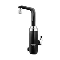 Torneira Elétrica Lorenzetti Essence De Bancada Preta/Cromada 220V