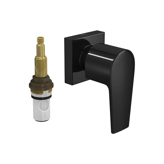 Acabamento para Registro de Pressão Deca Level 4916.BL26.PQ.NO 1/2" e 3/4" Black Noir
