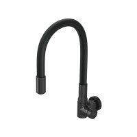 Torneira Hydra HydraMotion Flexível de Parede Preta HYDRAMOTION-PAREDE-PRPR