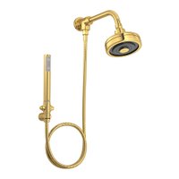 Chuveiro Deca Acqua Plus 1990.Gl.Std.Kit De Parede Com Desviador Gold