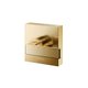 Acabamento Para Registro Docol Stillo 824143 Para Base Deca 1/2", 3/4" E 1" Ouro Polido
